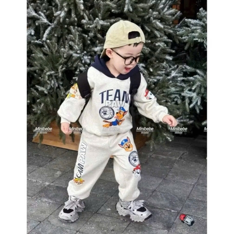 Bt752- Bộ nỉ bông CỨU HỘ full cao cấp ko vỡ - mũ 2 lớp