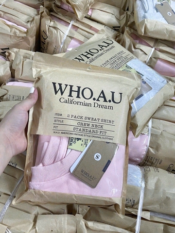 A400- Áo nỉ hoodie gấu hồng và be