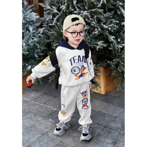 Bt752- Bộ nỉ bông CỨU HỘ full cao cấp ko vỡ - mũ 2 lớp