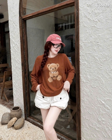 A649- Áo thun giấy cam gấu freesize