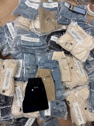 Cb428- Combo quần jeans thêu cạp chun túi bên