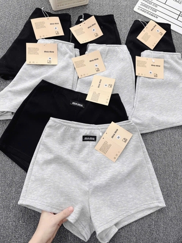 CB237- Combo 2 quần đùi, quần short ôm thêu đen xám