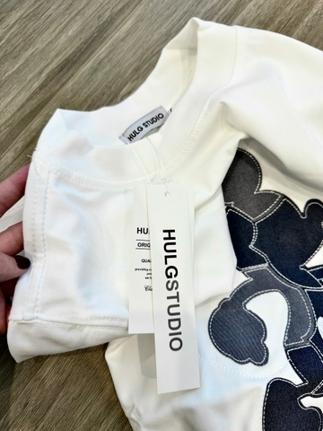 A507-Áo thun suông trắng mickey