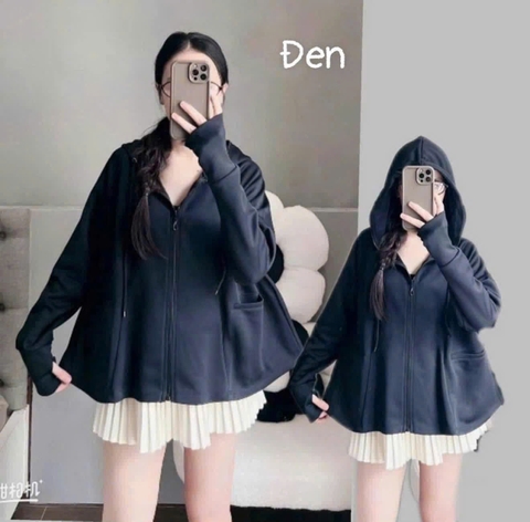 a215-Áo chống nắng chất UMI dẻo mềm,mũ to 6 màu freesize