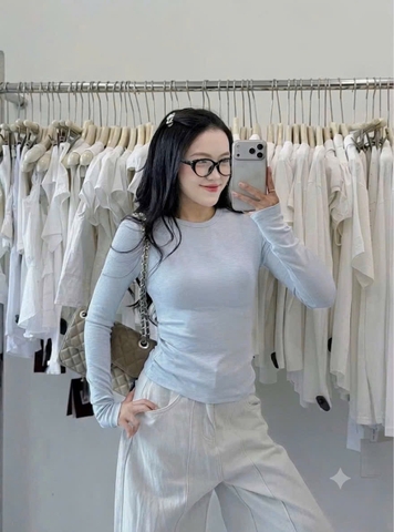 A688-Áo thun dài tay co dãn nhiều màu