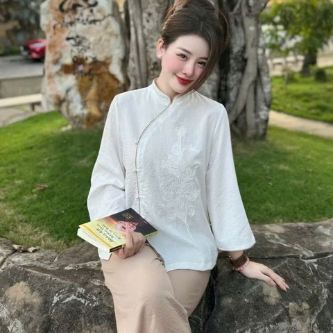 SET448- SET PHÁP PHỤC VIỀN NÉ TÂM AN 3 MÀU