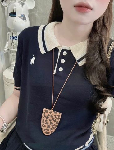 Set724- Set len Quảng châu viền thêu 2 màu be- đen