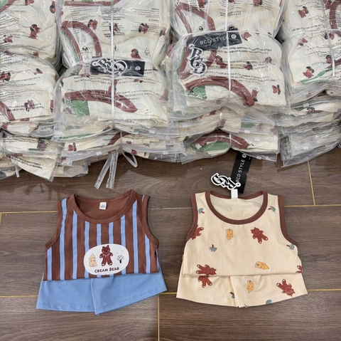 BT907- cOMBO 2 BỘ balo kiểu Honey 3 màu trẻ em
