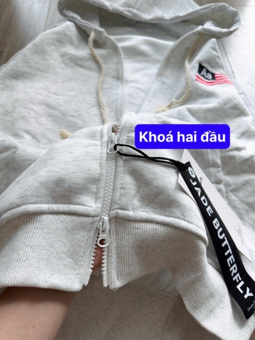 SET744-Bộ nỉ dày thu đông có mũ bo gấu