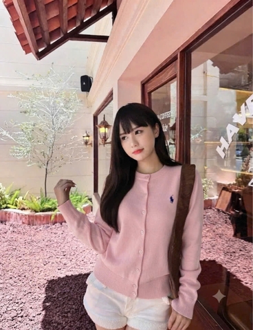 A700-Áo len cadigan thêu ngực 5 màu hàng nhà máy đủ tem