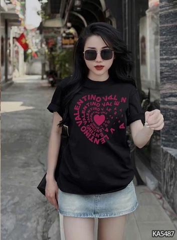 ☘️A202- ÁO PHÔNG VALEN MẦU ĐEN TRẮNG🌿