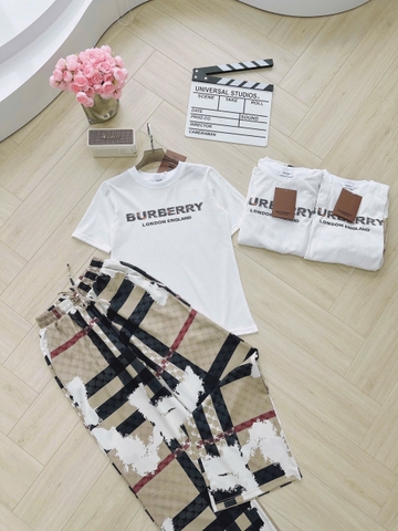 💝 SET464- SET BRR QUẦN XUÔNG KẺ mix áo trắng