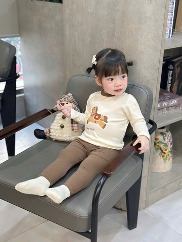 Bt790- Bộ nỉ lót lông Tết BÍnh Ngọ cho bé