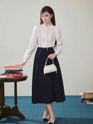 ☘️CV002- CHÂN VÁY XẾP LI CÚC BỌC XOÈ NHẸ 🌿