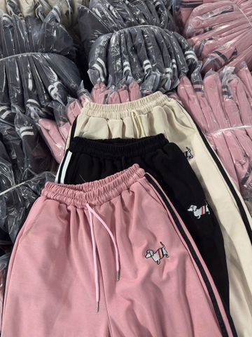 SET463- Set bộ ThOM thêu ngựa 3 màu quần suông