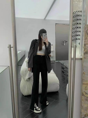 Quần Vitex loe xẻ trước form đẹp