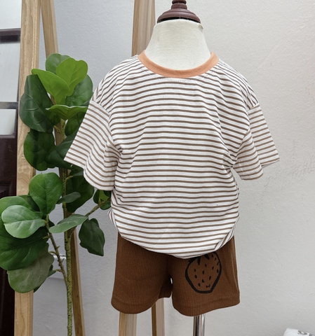 Combo 2 bộ đùi sọc cam VNXK