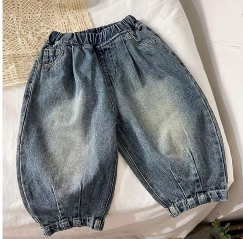 Quanbe01-Quần jean cho bé 9-27kg bo ống cap chun