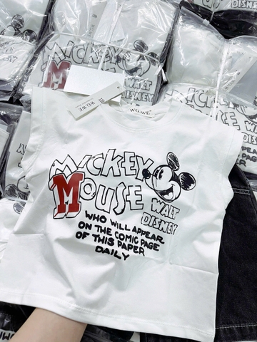 BT816- Bộ áo thun sát nách kèm quần jean xám cho bé TẶNG KÈM MŨ