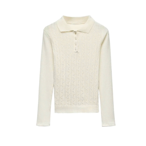 A350- Áo len thừng ôm cổ đức tay dài 3 màu