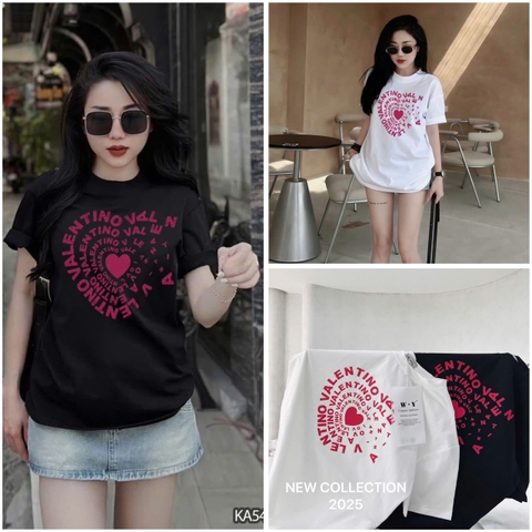 ☘️A202- ÁO PHÔNG VALEN MẦU ĐEN TRẮNG🌿