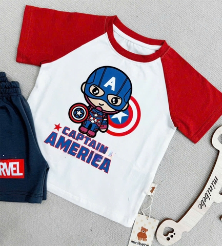 BT487- Bộ CaTAin phối tay trắng hồng mix quần cua