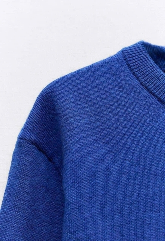 A338-Áo len xanh coban QUảng Châu