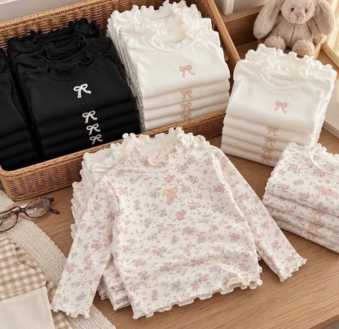 BT1094-Combo 3 áo giữ nhiệt cho bé gái
