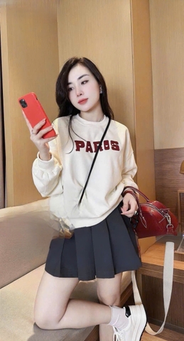 A144-ÁO NỈ THÊU XÙ PARIS CAO CẤP