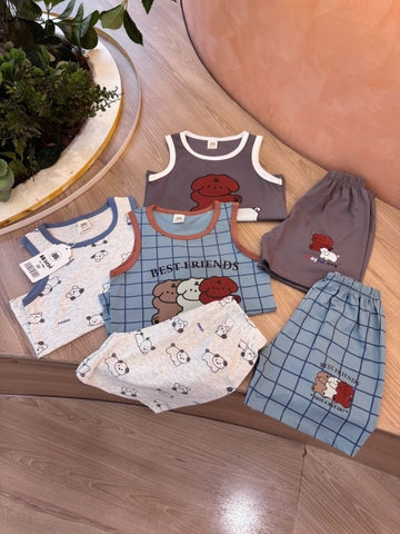 CB309- Combo 3 bộ ba lỗ bé trai