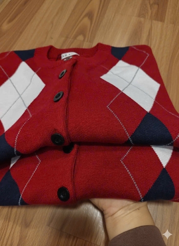 A468- Áo len CDG trám đỏ dày dặn full tem