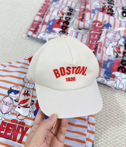 BT803-Bộ áo thun đỏ sát nách phối quần jean bébtrai TẶNG KÈM MŨ