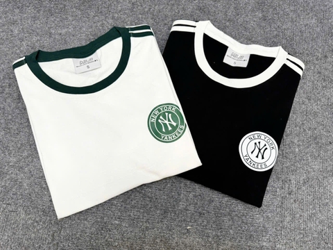 A480- Áo thun cộc tay NY 2 màu đen trắng hàng nhà máy đủ tem Nội dung 2
