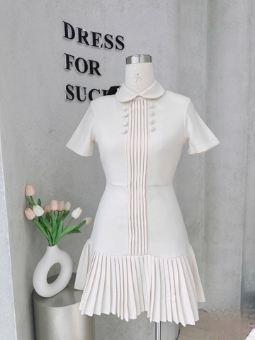 ☘️ dam150- VÁY LI CÚC BỌC 2 MẦU đỏ trắng  ☘️