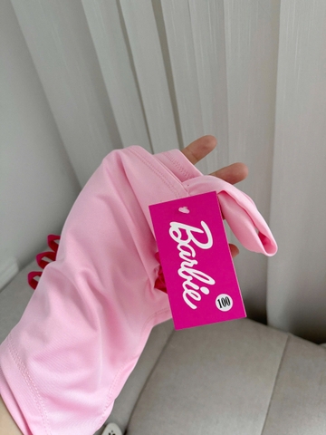 BT302- Bộ bơi babies hai dây màu hồng bé gái liền mảnh