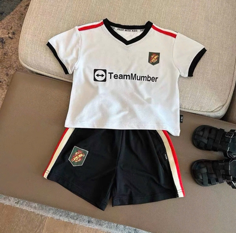 Cb359- Combo 2 bộ Team Mumber quần cộc bé trai
