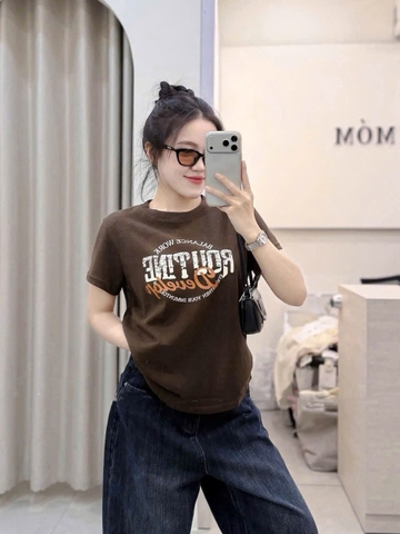 A678-Combo 2 áo thun giấy xước