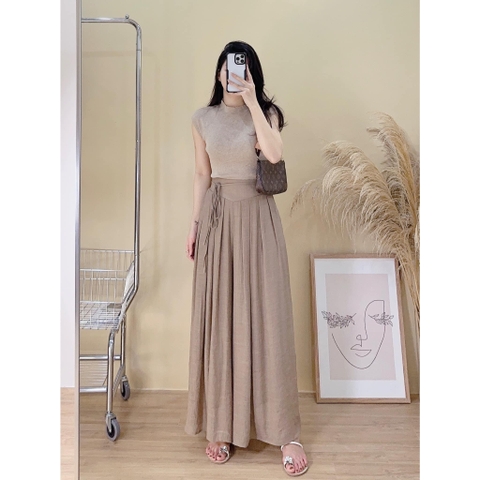 Quần đũi ống rộng 2 lớp choàng lệch 3 màu