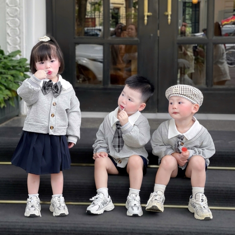 BT655- Bộ đi học trai/gái phong cách Hàn chất đẹp