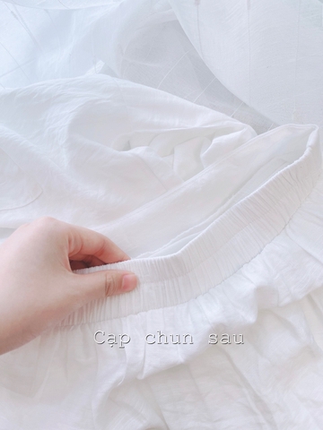 Set đũi tằm trắng có lót quần