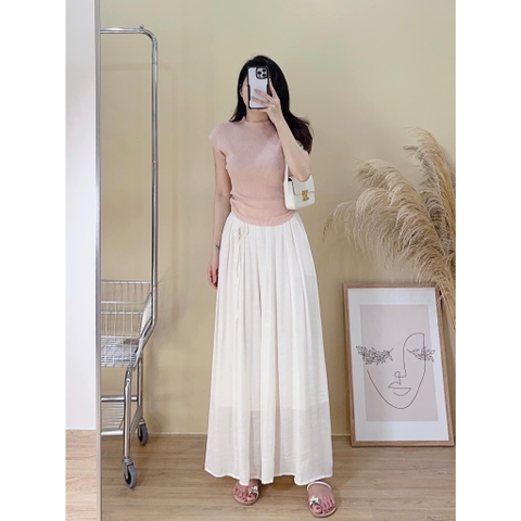 Quần đũi ống rộng 2 lớp choàng lệch 3 màu