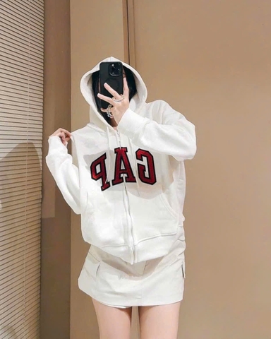 A136-Áo khoác nỉ G.A.P 2 màu trắng,đen