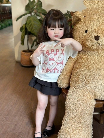 CB223-Combo 3 áo hoa cộc tay chất cotton bé gái