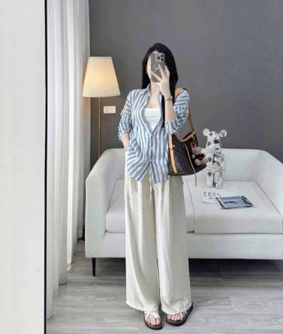 Set632- Bộ cotton zip trắng in cún dáng cộc