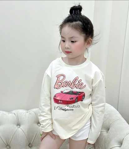 Cb342- Combo 3  áo thun BABIE dài tay bé gái