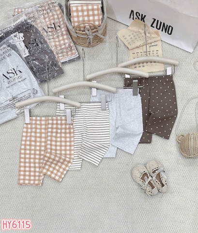 BT866-ComBo 4 quần legging cộc cho bé gái 8-26kg