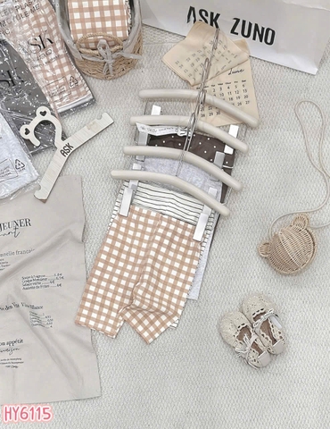 BT866-ComBo 4 quần legging cộc cho bé gái 8-26kg