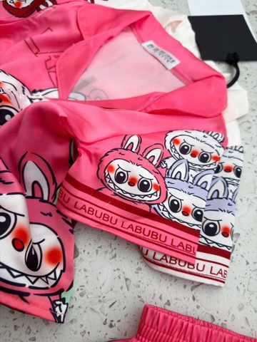 CB260- combo 2 bộ Pijama labubu chất lụa bé gái