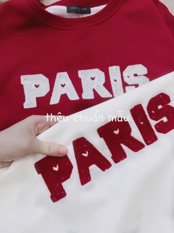 A144-ÁO NỈ THÊU XÙ PARIS CAO CẤP