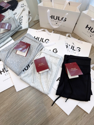 QUAN128- quần thun zip loe dáng thoải mái 3 màu